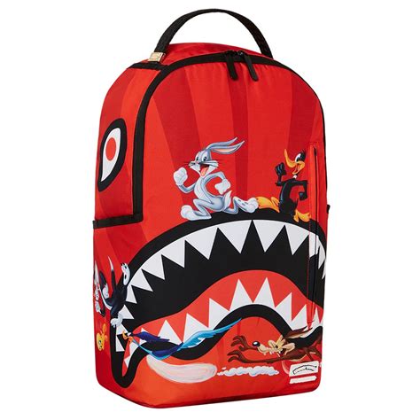 looney tunes shark run backpack.